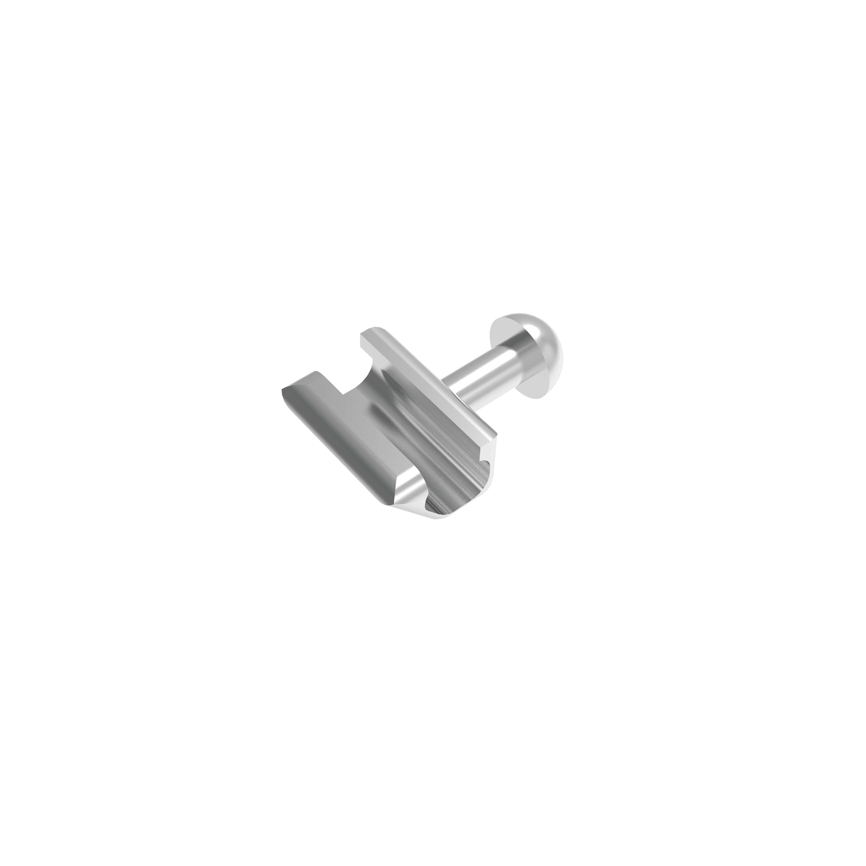Klemmhäkchen mit Ball-Hook 0.022", kurz (1,3 mm)