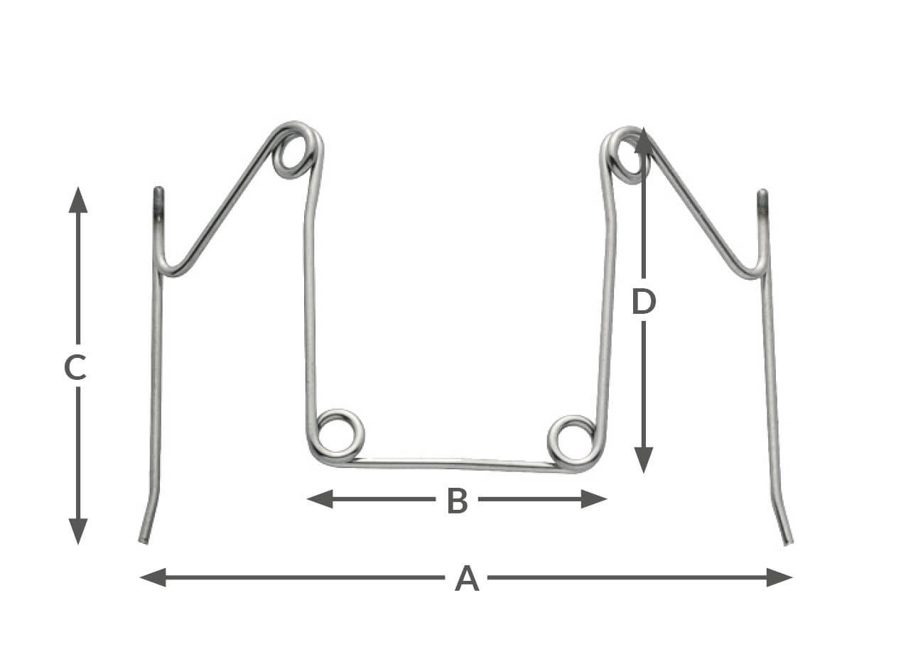 Feder Quad Helix, Größe 1