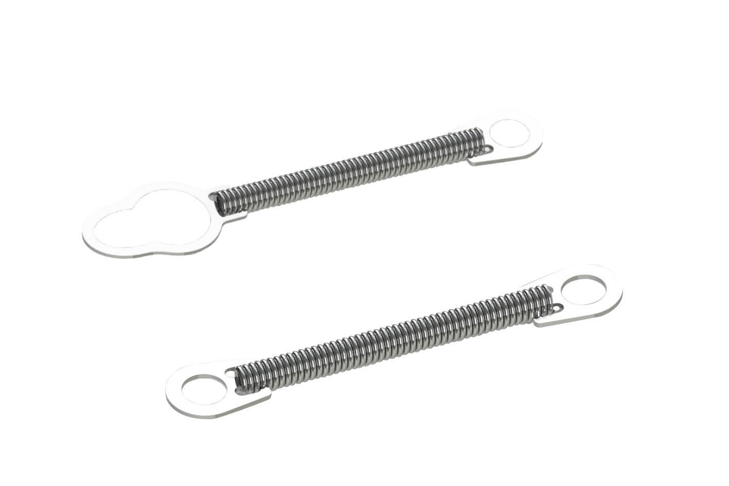 NiTi Zugfeder 0.010", Länge 6 mm (1 kleine & 1 große Öse)